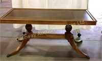 Vintage Claw Foot Deilcraft Coffee Table