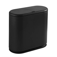 Slim Oval Trash Can 2 Pack