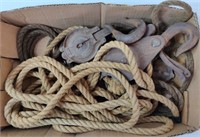 Rope w/ Cast Pulleys