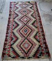 Antique Turkish Handmade Kilim Rug
