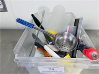 Lot of Squeeze Outs and Kitchen Utensils
