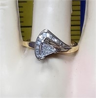 14K Gold Diamond Ring