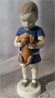 Vintage B&G Bing and Grondahl 1747 Ole Boy & Dog