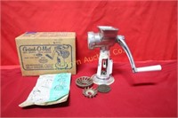 Vtg  Grind-O-Mat Meat Grinder-Food Chopper