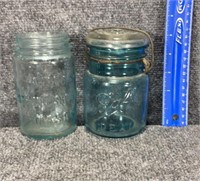 2 Old Mason Jars