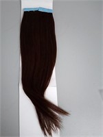 Rich Brown Tape in Human Hair Extensions  12"