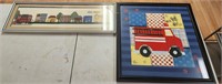 Lot of 2 Framed Prints