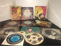 VTG CHILDREN'S READ ALONG BOOKS W/ VINYL RECORDS