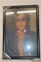 1972 Elvis framed Poster