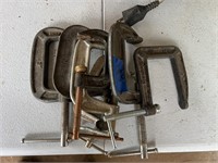 Group of C clamps