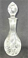 Cut Crystal Decanter 10 1/4" Tall