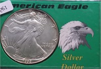 1992 SILVER EAGLE GEM