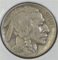 1935 Buffalo nickel