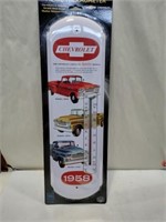 Chevy 1958 metal thermometer