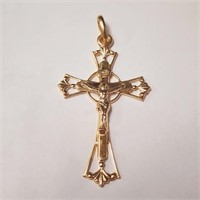 $2600 18K  5.21G Cross Pendant