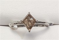 $5640 Platinum Dia(1Ct,I3,Brown) Ring