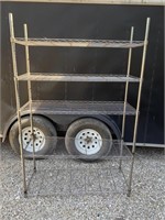 Metal racking 5 shelves 48x18x73