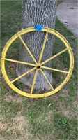 Yellow metal wheel- 35”
