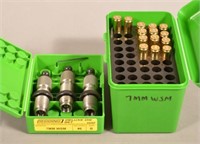 Redding 7mm WSM Reloading Dies with 14 rds. of Rel