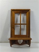 Decorative Wooden Window Wall Shelf