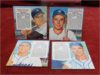 (4)1950's Red Man Chewing Tobacco cards,