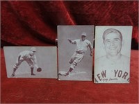 (3)Baseball Cabinet cards. Jackie Robinson