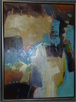 Joseph DiGiulio, Acrylic on Canvas Abstract