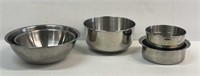 Selection of Stainless Bowls