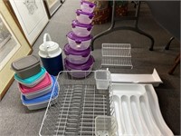 Home goods and kitchen organizer lot