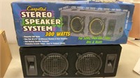 Stereo speaker system