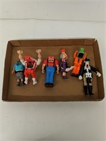 Ghostbusters lot - 6 figures Football guy Can Man
