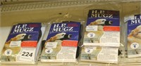 shelf lot to include (6) H. P. Mugs nylon muzzles
