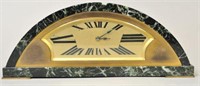 FRENCH ART DECO MARBLE CLOCK