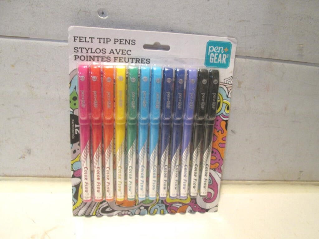 NEW PEN GEAR FELT TIP PEN SET