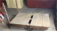 Antique industrial cart from Corinth machinery