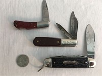 Lot Of Old Folding Knives