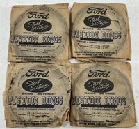 (4) Packs of 3 Vintage Ford BS-6149-G Piston Rings