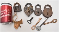 Cadenas et clés antiques