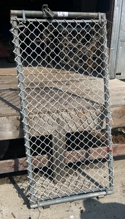 Galvanized Chain-link Gate. 69" x 24".