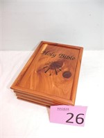 Cedar Holy Bible Box