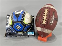 Wilson Classic Football & Small Soccer ball