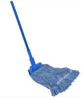 Premier Cotton Wet Mop Kit, Looped End, Blue