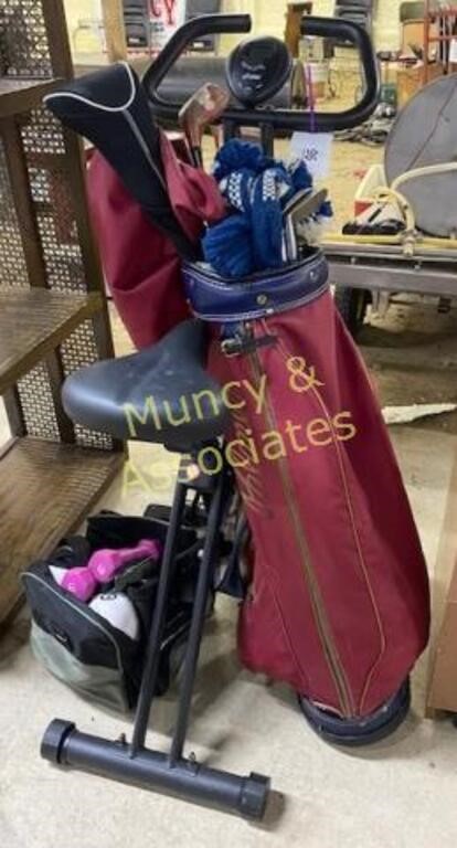 Golf Clubs, Bowling Gear, Exercise Bike