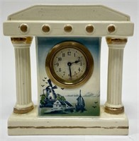 Wurtenberg, Madrid 3 Ceramic Delft Blue Clock