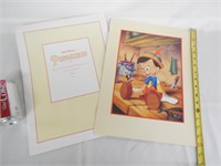 Walt Disney's Pinocchio 1993 Lithograph