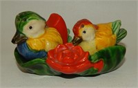Hand-Painted Little Birds with Holder Base