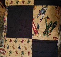 AIRPLANE QUILT AND BEDDING