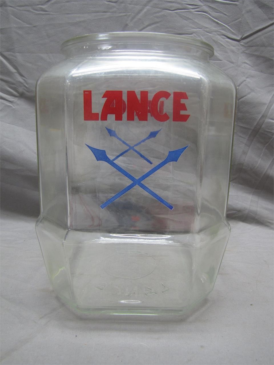 Vintage Lance Glass Jar (No Lid)