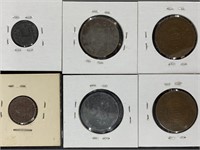 Foreign coins including occupied Netherlands, Fren