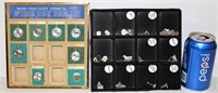 23 Vintage Sterling Silver Charms on Cards